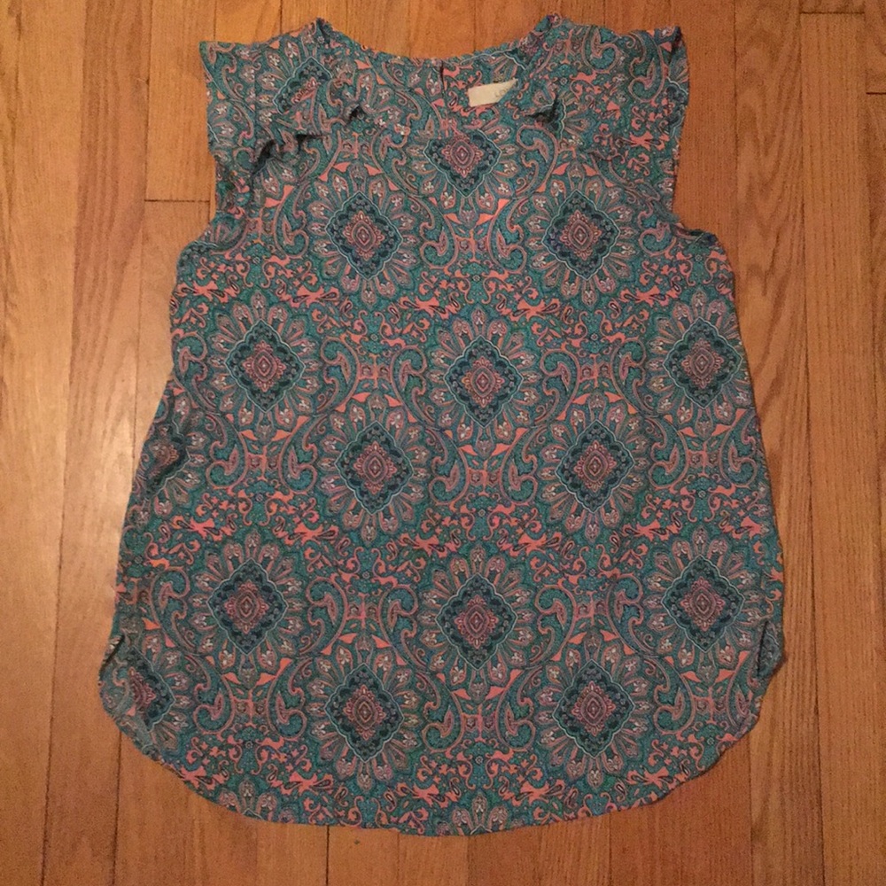 Mosaic Print Blouse